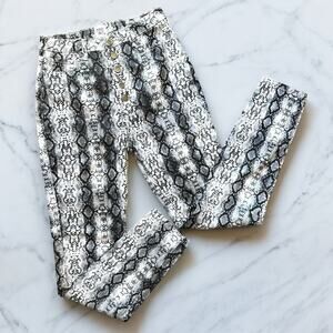 Princess Polly Serpent Snakeskin Look Jeans EUC